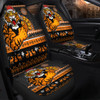 Wests Tigers Car Seat Covers - Australia Ugly Xmas With Aboriginal Patterns For Die Hard Fans