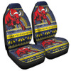 North Queensland Cowboys Car Seat Covers - Australia Ugly Xmas With Aboriginal Patterns For Die Hard Fans