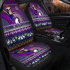 Melbourne Storm Car Seat Covers - Australia Ugly Xmas With Aboriginal Patterns For Die Hard Fans