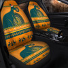 Wallabies Car Seat Covers - Australia Ugly Xmas With Aboriginal Patterns For Die Hard Fans