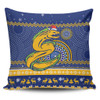 Parramatta Eels Pillow Cover - Australia Ugly Xmas With Aboriginal Patterns For Die Hard Fans