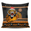 Wests Tigers Pillow Cover - Australia Ugly Xmas With Aboriginal Patterns For Die Hard Fans