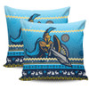 Gold Coast Titans Pillow Cover - Australia Ugly Xmas With Aboriginal Patterns For Die Hard Fans