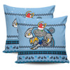 New South Wales Pillow Cover - Australia Ugly Xmas With Aboriginal Patterns For Die Hard Fans