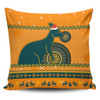 Wallabies Pillow Cover - Australia Ugly Xmas With Aboriginal Patterns For Die Hard Fans