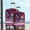 Manly Warringah Sea Eagles Luggage Cover - Australia Ugly Xmas With Aboriginal Patterns For Die Hard Fans