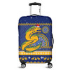 Parramatta Eels Luggage Cover - Australia Ugly Xmas With Aboriginal Patterns For Die Hard Fans