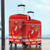 St. George Illawarra Dragons Luggage Cover - Australia Ugly Xmas With Aboriginal Patterns For Die Hard Fans