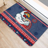 Sydney Roosters Door Mat - Australia Ugly Xmas With Aboriginal Patterns For Die Hard Fans