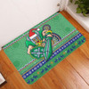 Canberra Raiders Door Mat - Australia Ugly Xmas With Aboriginal Patterns For Die Hard Fans