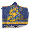 Parramatta Eels Hooded Blanket - Australia Ugly Xmas With Aboriginal Patterns For Die Hard Fans