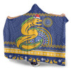 Parramatta Eels Hooded Blanket - Australia Ugly Xmas With Aboriginal Patterns For Die Hard Fans