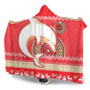 Redcliffe Dolphins Hooded Blanket - Australia Ugly Xmas With Aboriginal Patterns For Die Hard Fans