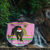 Penrith Panthers Beach Blanket - Australia Ugly Xmas With Aboriginal Patterns For Die Hard Fans