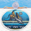 Gold Coast Titans Beach Blanket - Australia Ugly Xmas With Aboriginal Patterns For Die Hard Fans