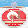 Redcliffe Dolphins Beach Blanket - Australia Ugly Xmas With Aboriginal Patterns For Die Hard Fans