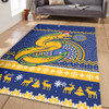Parramatta Eels Area Rug - Australia Ugly Xmas With Aboriginal Patterns For Die Hard Fans
