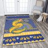 Parramatta Eels Area Rug - Australia Ugly Xmas With Aboriginal Patterns For Die Hard Fans