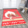 Redcliffe Dolphins Area Rug - Australia Ugly Xmas With Aboriginal Patterns For Die Hard Fans