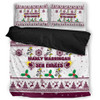 Manly Warringah Sea Eagles Christmas Bedding Set - Manly Warringah Sea Eagles Special Ugly Christmas Bedding Set