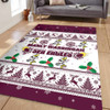 Manly Warringah Sea Eagles Christmas Area Rug - Manly Warringah Sea Eagles Special Ugly Christmas Area Rug