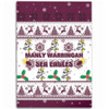 Manly Warringah Sea Eagles Christmas Area Rug - Manly Warringah Sea Eagles Special Ugly Christmas Area Rug