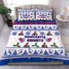 Newcastle Knights Christmas Bedding Set - Newcastle Knights Special Ugly Christmas Bedding Set