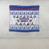 Newcastle Knights Christmas Tapestry - Newcastle Knights Special Ugly Christmas Tapestry