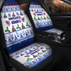 Newcastle Knights Christmas Car Seat Covers - Newcastle Knights Special Ugly Christmas Car Seat Covers