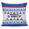 Newcastle Knights Christmas Pillow Covers - Newcastle Knights Special Ugly Christmas Pillow Covers