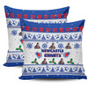Newcastle Knights Christmas Pillow Covers - Newcastle Knights Special Ugly Christmas Pillow Covers