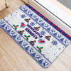 Newcastle Knights Christmas Door Mat - Newcastle Knights Special Ugly Christmas Door Mat