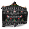 Penrith Panthers Christmas Hooded Blanket - Penrith Panthers Special Ugly Christmas Hooded Blanket