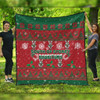 South Sydney Rabbitohs Quilt - South Sydney Rabbitohs Special Ugly Christmas Quilt