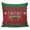 South Sydney Rabbitohs Pillow Covers - South Sydney Rabbitohs Special Ugly Christmas Pillow Covers