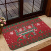 South Sydney Rabbitohs Door Mat - South Sydney Rabbitohs Special Ugly Christmas Door Mat