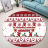 St. George Illawarra Dragons Christmas Round Rug - St. George Illawarra Dragons Special Ugly Christmas Round Rug