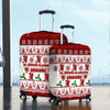 St. George Illawarra Dragons Christmas Luggage Cover - St. George Illawarra Dragons Special Ugly Christmas Luggage Cover