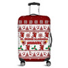 St. George Illawarra Dragons Christmas Luggage Cover - St. George Illawarra Dragons Special Ugly Christmas Luggage Cover