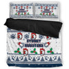 Sydney Roosters Christmas Bedding Set - Sydney Roosters Special Ugly Christmas Bedding Set