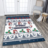 Sydney Roosters Christmas Area Rug - Sydney Roosters Special Ugly Christmas Area Rug