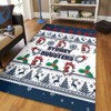 Sydney Roosters Christmas Area Rug - Sydney Roosters Special Ugly Christmas Area Rug