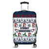 Sydney Roosters Christmas Luggage Cover - Sydney Roosters Special Ugly Christmas Luggage Cover