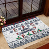 Sydney Roosters Christmas Door Mat - Sydney Roosters Special Ugly Christmas Door Mat