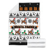 Wests Tigers Christmas Blanket - Wests Tigers Special Ugly Christmas Blanket