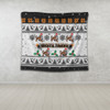 Wests Tigers Christmas Tapestry - Wests Tigers Special Ugly Christmas Tapestry