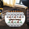 Wests Tigers Christmas Round Rug - Wests Tigers Special Ugly Christmas Round Rug