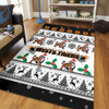 Wests Tigers Christmas Area Rug - Wests Tigers Special Ugly Christmas Area Rug