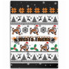Wests Tigers Christmas Area Rug - Wests Tigers Special Ugly Christmas Area Rug