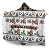 Wests Tigers Christmas Hooded Blanket - Wests Tigers Special Ugly Christmas Hooded Blanket